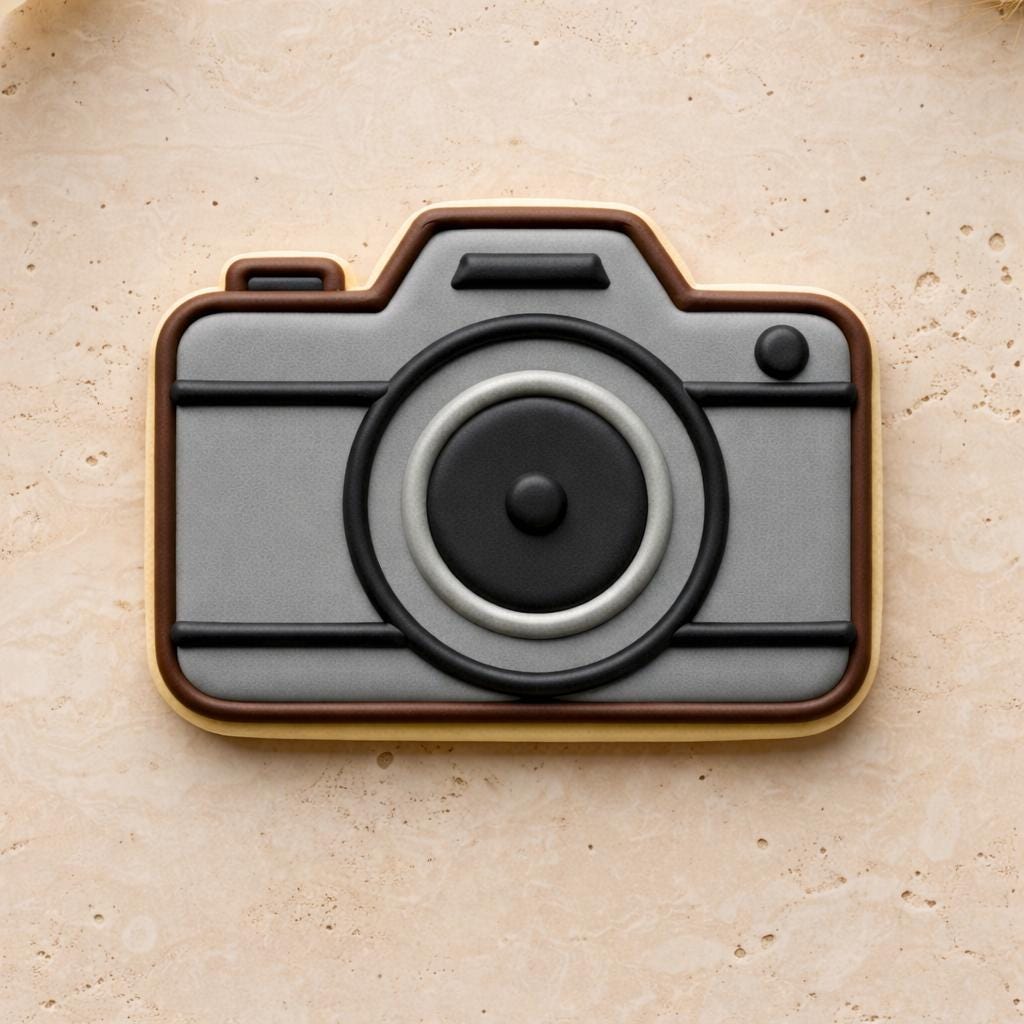 Camera Cookie Cutter, 3D Printed for Fondant &amp; Cookie Dough