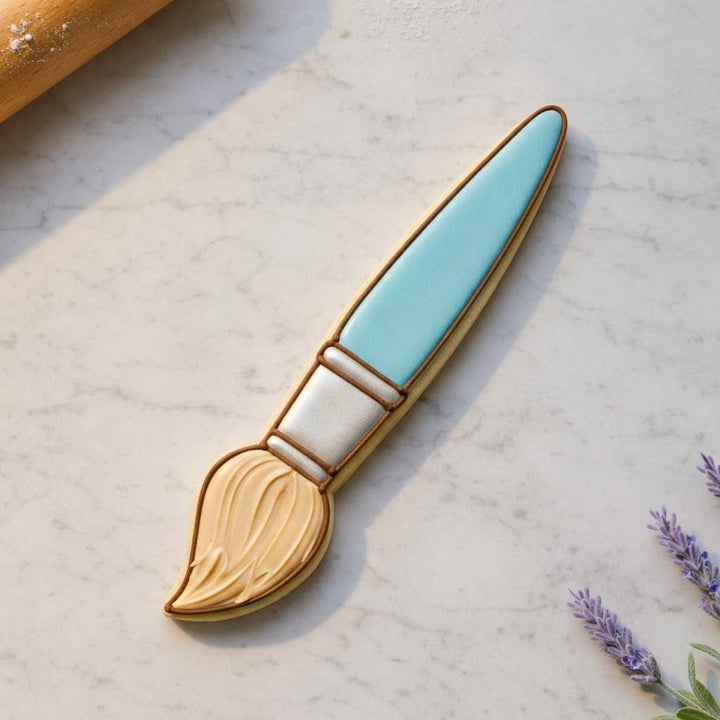 Paint Brush Cookie Cutter for Fondant &amp; Cookie Dough, 3D Printed