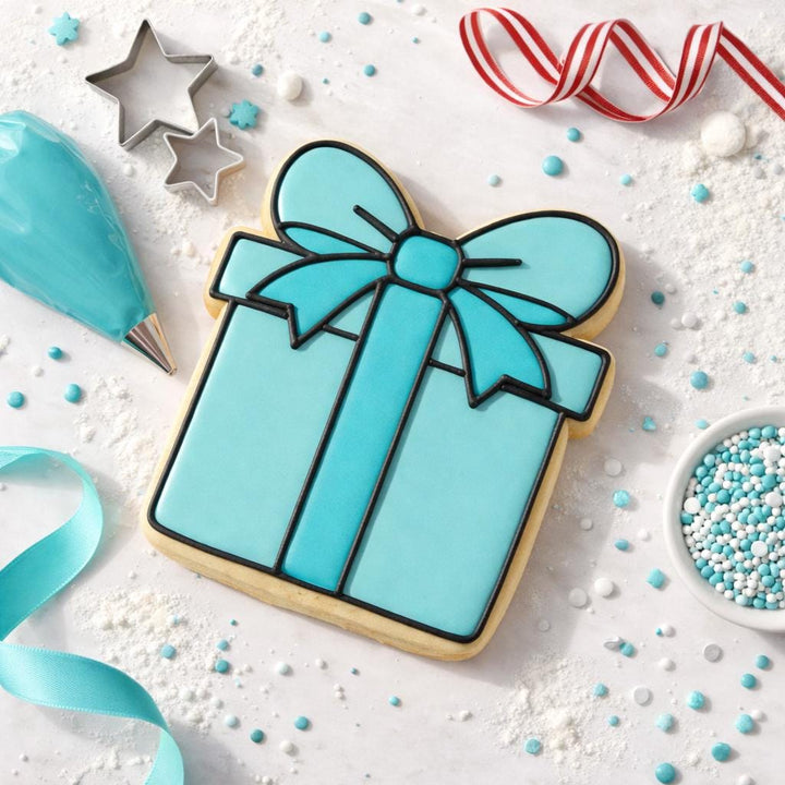 Gift Box Cookie Cutter, 3D Printed for Cookies &amp; Fondant
