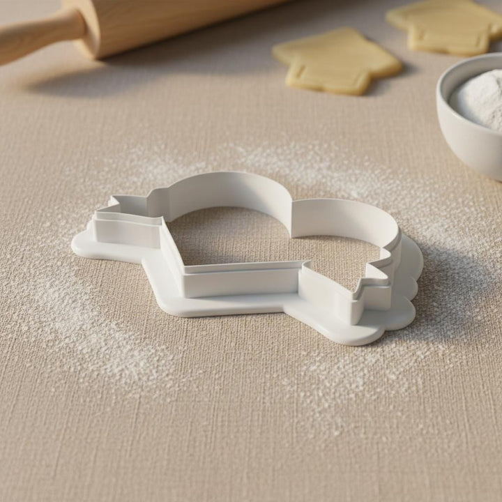 Heart Cookie Cutter with Banner - Valentine&