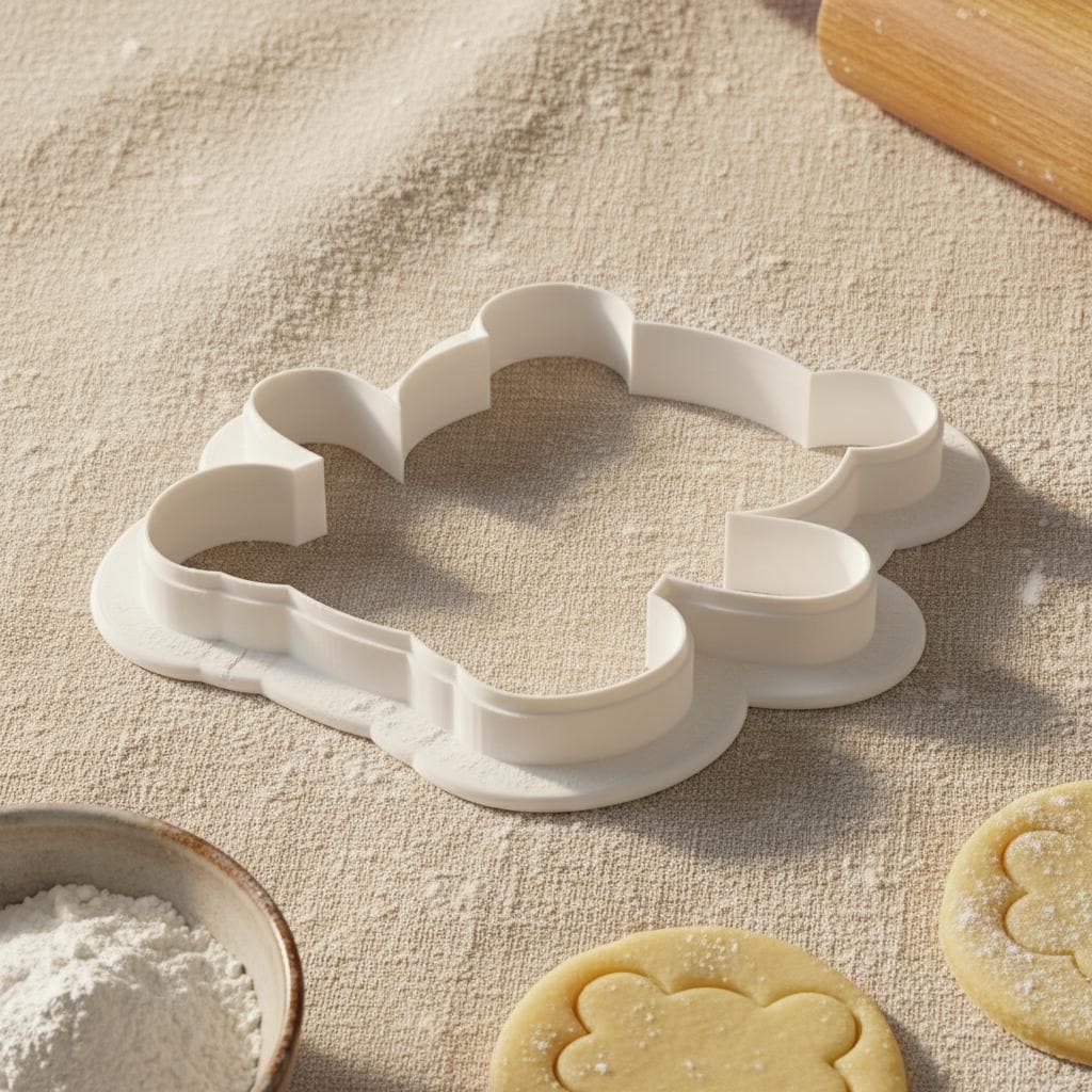 Teddy Bear Cookie Cutter, Baby Shower Baking