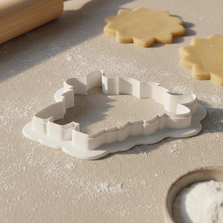 Highland Cow Cookie Cutter, 3D Printed, for Sugar Cookies &amp; Fondant
