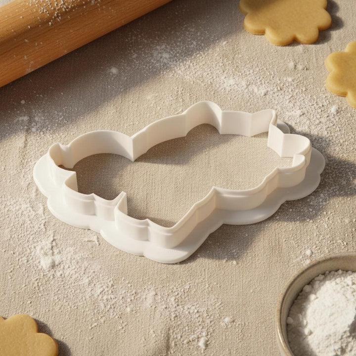 Rainbow Unicorn Cookie Cutter, 3D Printed Fondant Cutter