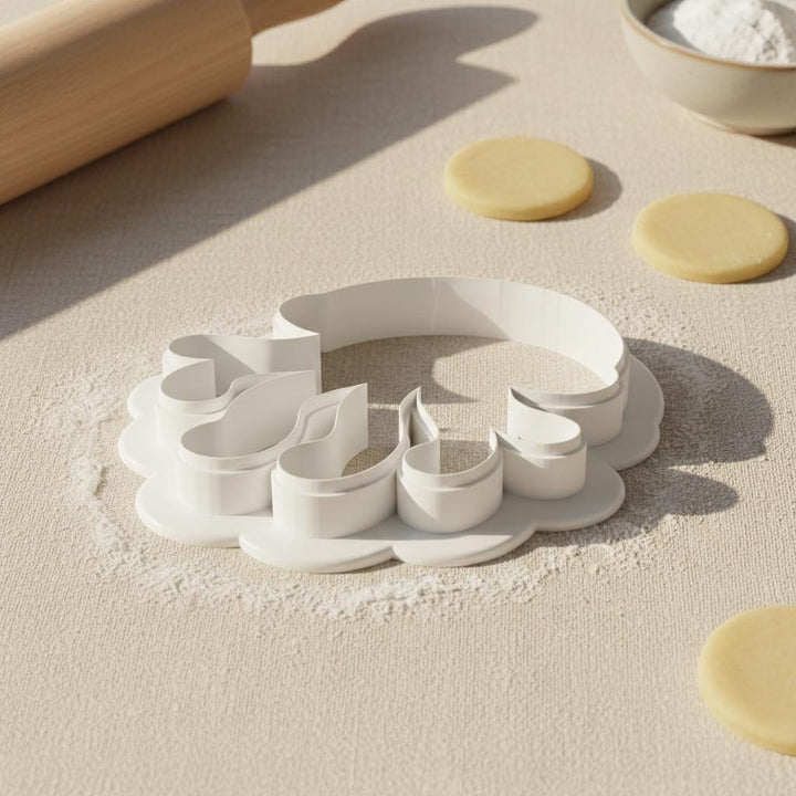 Jellyfish Cookie Cutter for Fondant &amp; Cookie Dough, 3D Printed