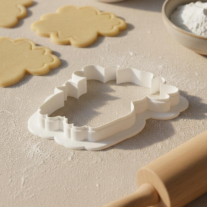 Cow Cookie Cutter, Cowboy Theme, 3D Printed for Fondant &amp; Cookie Dough