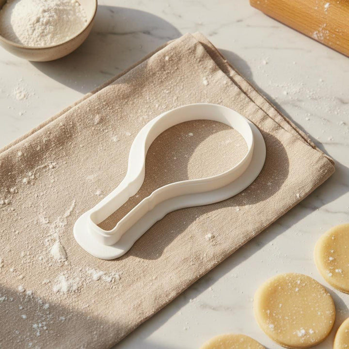Tennis Racket Cookie Cutter, 3D Printed for Fondant and Cookie Dough