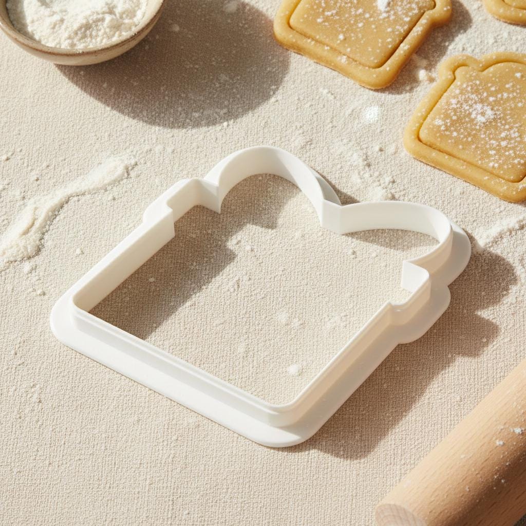Gift Box Cookie Cutter, 3D Printed for Cookies &amp; Fondant