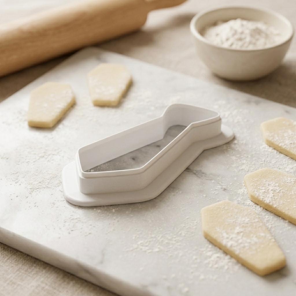 Necktie Cookie Cutter, 3D Printed Fondant Cutter