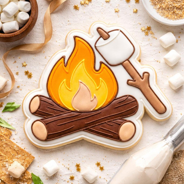 Campfire Cookie Cutter, 3D Printed S&
