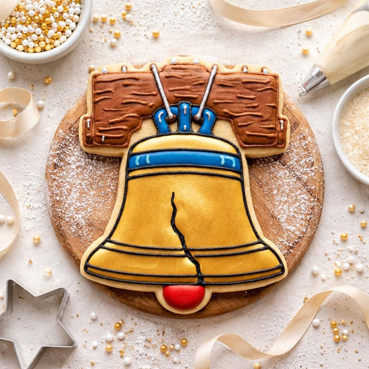Liberty Bell Cookie Cutter, 3D Printed Fondant Cutter
