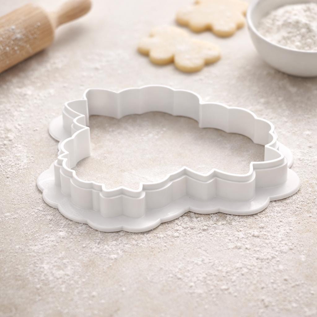 Rose Bouquet Cookie Cutter, 3D Printed Fondant Cutter