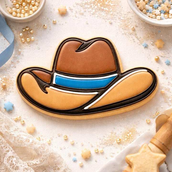 Cowboy Hat Cookie Cutter, 3D Printed for Fondant &amp; Western Cookies