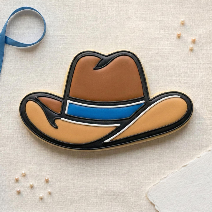 Cowboy Hat Cookie Cutter, 3D Printed for Fondant &amp; Western Cookies