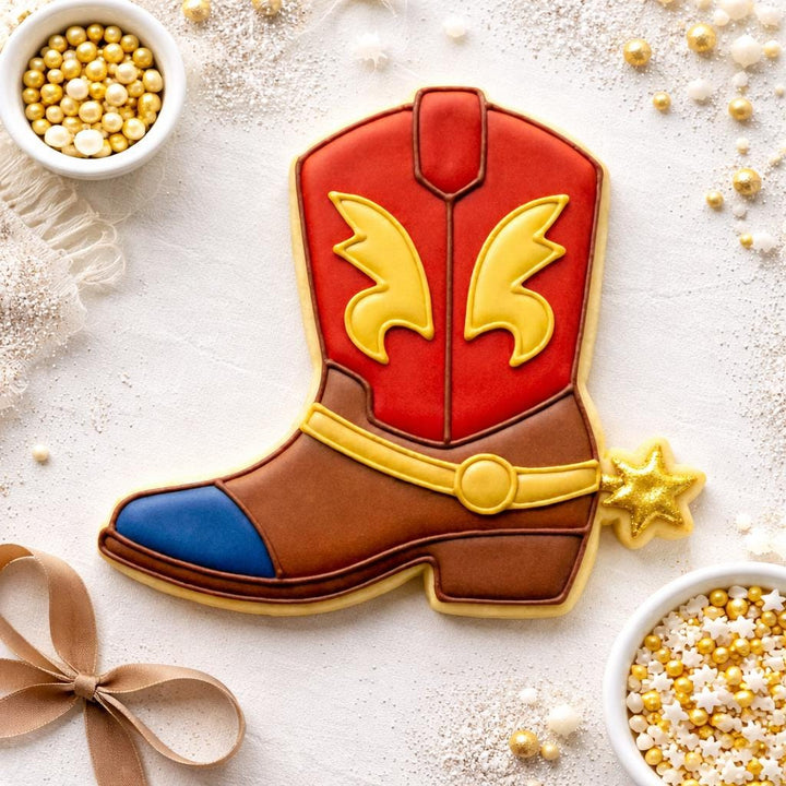 Cowboy Boot Cookie Cutter, 3D Printed for Cookies &amp; Fondant