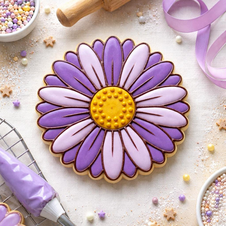 Aster Cookie Cutter - 3D Printed | Front Facing Floral