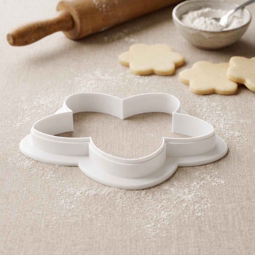 Plumeria Flower Cookie Cutter, Tropical Fondant Cutter, 3D Printed