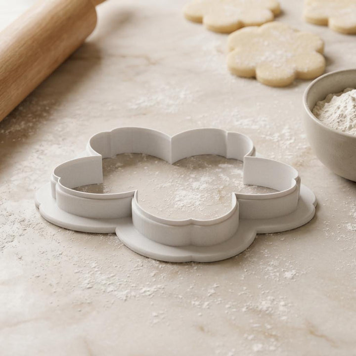 Cherry Blossom Cookie Cutter, Flower Cookie Cutter, 3D Printed Fondant Cutter