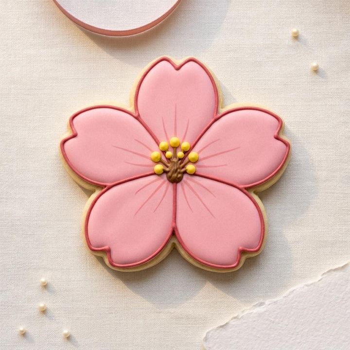 Cherry Blossom Cookie Cutter, Flower Cookie Cutter, 3D Printed Fondant Cutter