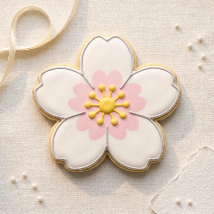 Apple Blossom Flower Cookie Cutter, 3D Printed