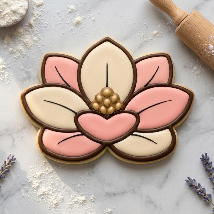 Magnolia Flower Cookie Cutter, 3D Printed Fondant Cutter