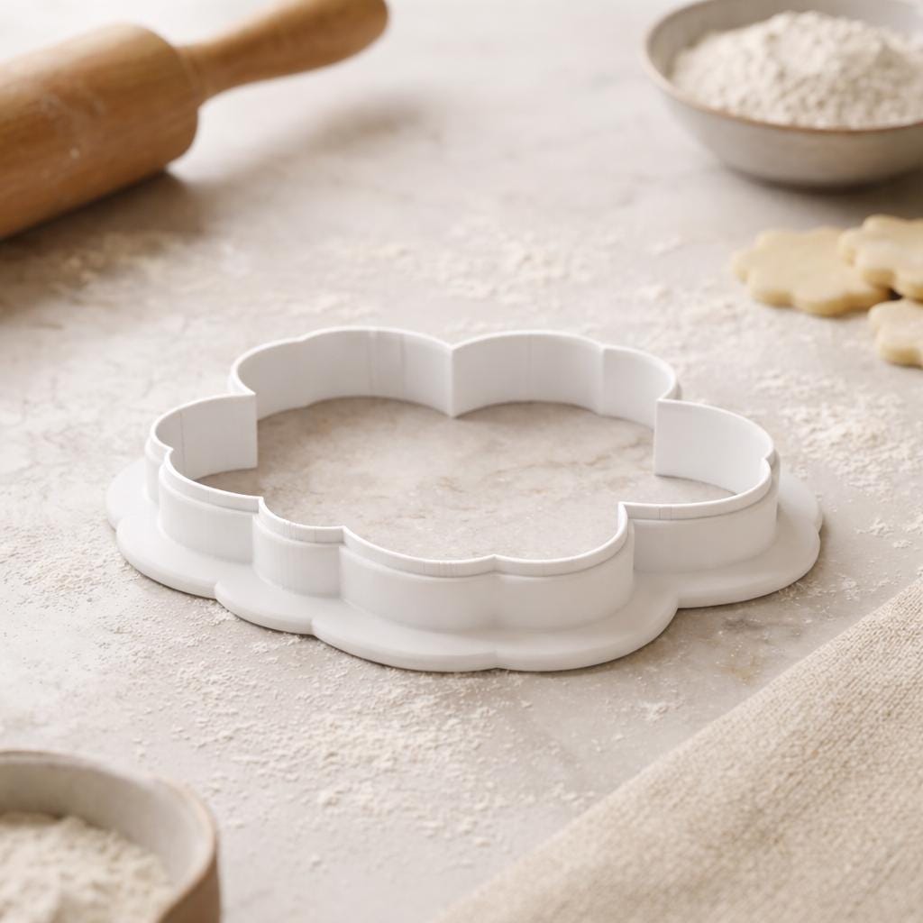Primrose Flower Cookie Cutter, 3D Printed for Cookies &amp; Fondant
