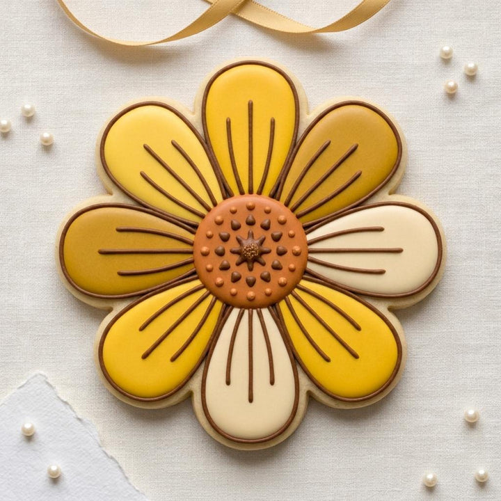 Coreopsis Flower Cookie Cutter, 3D Printed Fondant Cutter