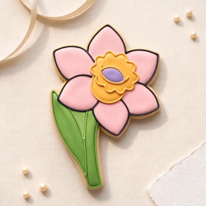 Daffodil Cookie Cutter, 3D Printed for Cookies &amp; Fondant
