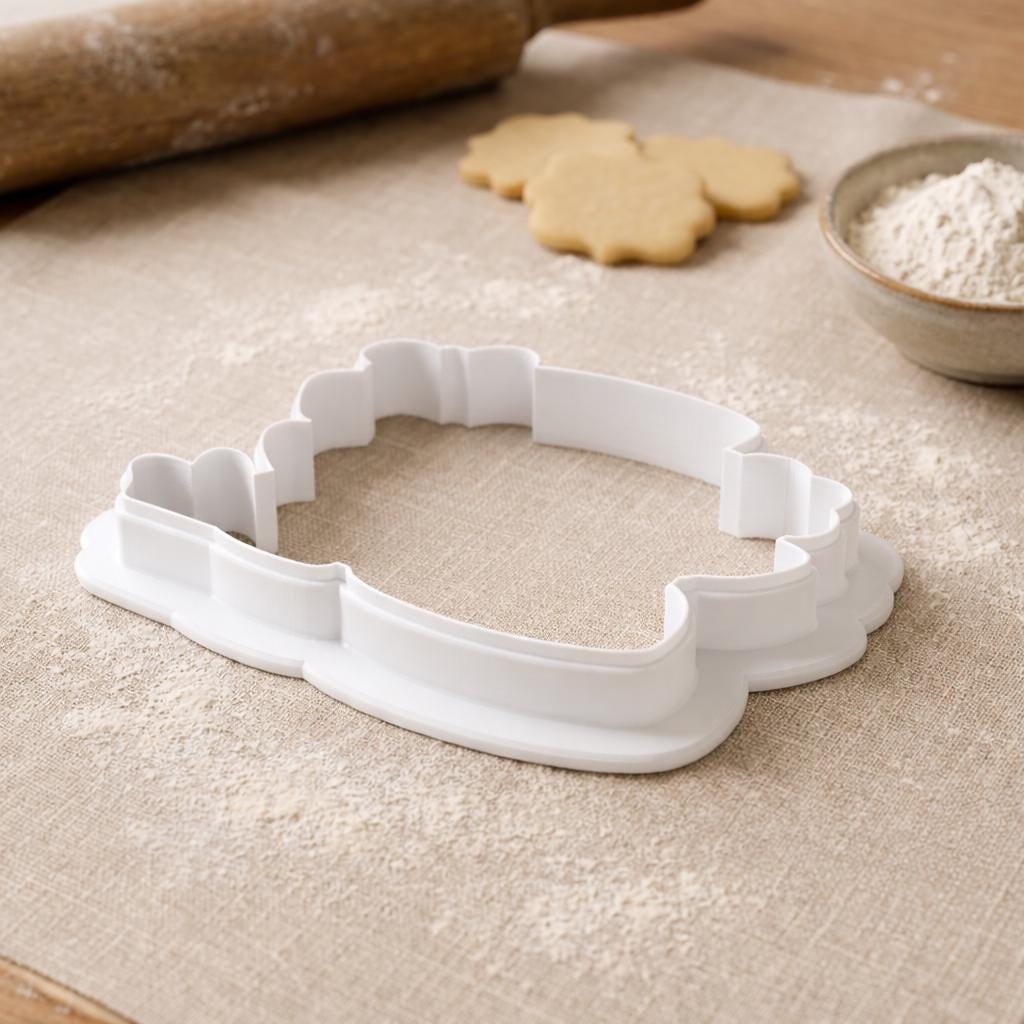 Garden Boot Cookie Cutter with Flowers for Spring Cookies