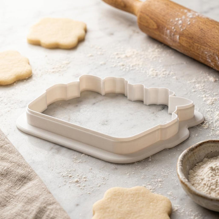 Strawberry Basket Cookie Cutter, 3D Printed Fondant Cutter