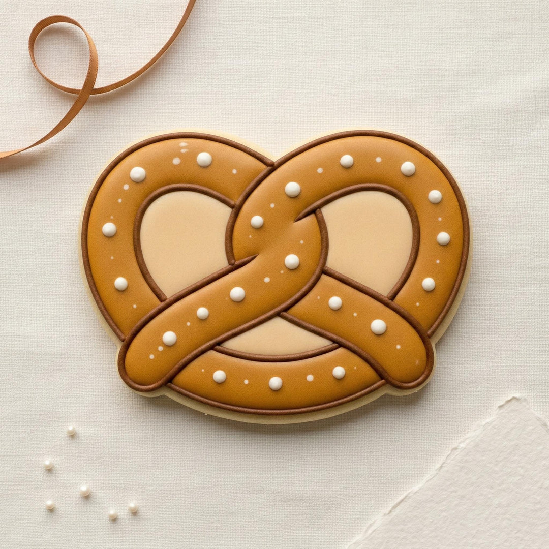Pretzel Cookie Cutter for Sugar Cookies &amp; Fondant, 3D Printed