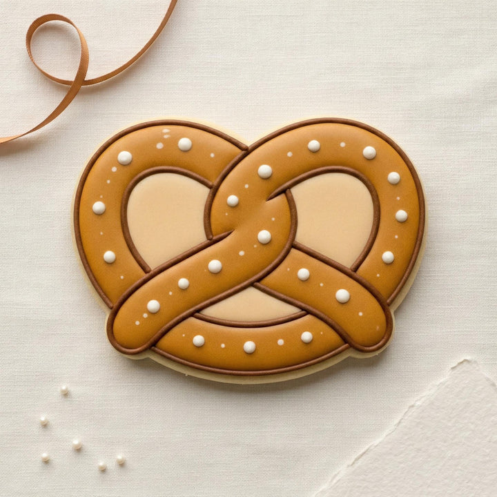 Pretzel Cookie Cutter for Sugar Cookies &amp; Fondant, 3D Printed