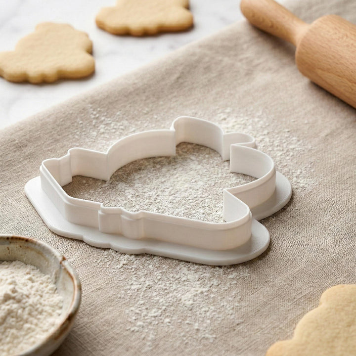 Teacher Cookie Cutter, Apple Design, 3D Printed