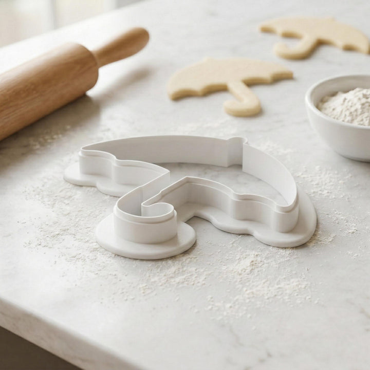Umbrella Cookie Cutter, 3D Printed for Fondant &amp; Sugar Cookies