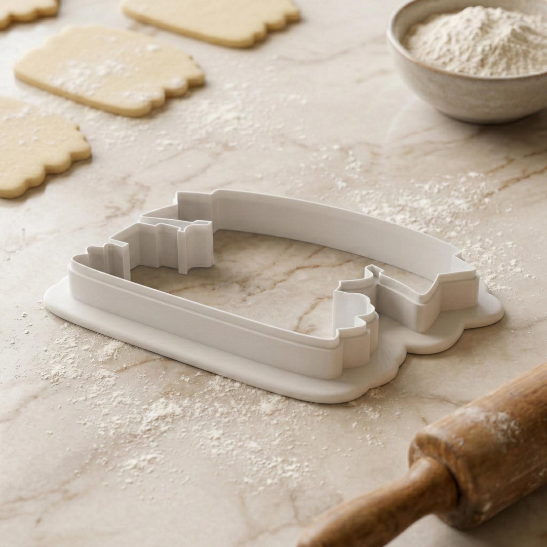 Carrot Patch Garden Sign Cookie Cutter, 3D Printed for Easter Sugar Cookies