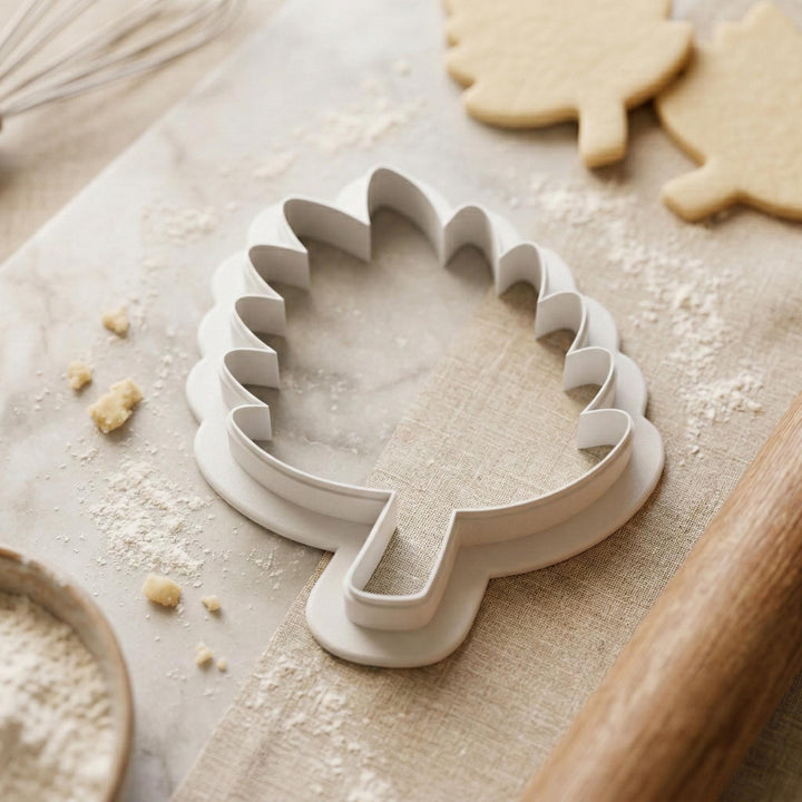 3D Printed Palm Leaf Cookie Cutter, Sunday Fondant Cutter