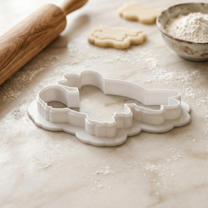 Axolotl Cookie Cutter for Sugar Cookies &amp; Fondant, 3D Printed Baking Tool