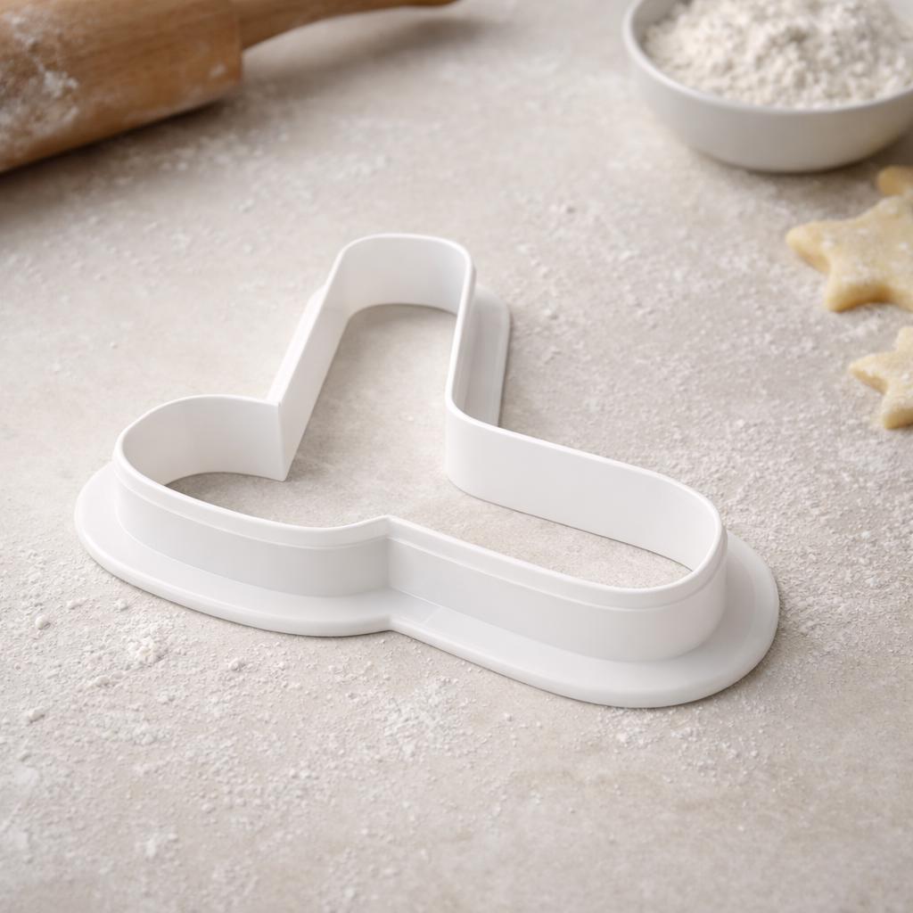 Hockey Stick &amp; Puck Cookie Cutter, 3D Printed Fondant Cutter