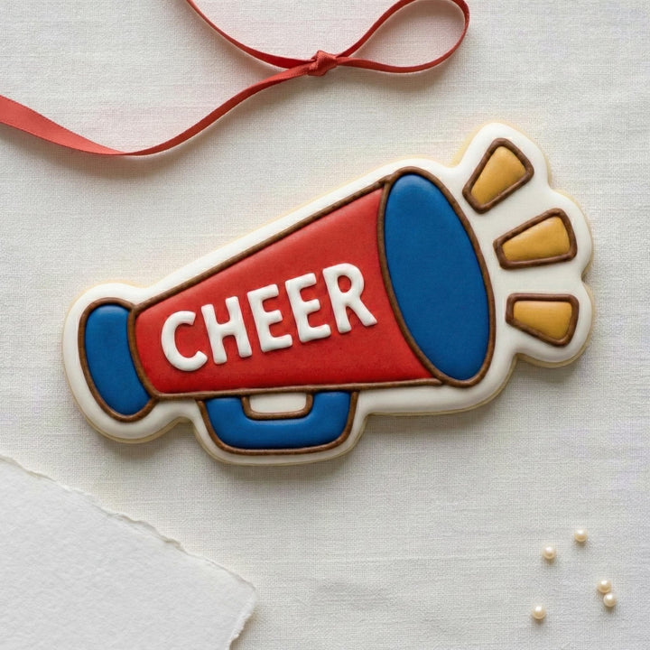 Cheer Megaphone Cookie Cutter, 3D Printed for Cookies &amp; Fondant