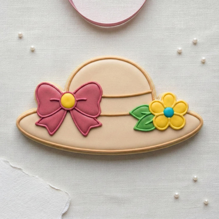 Sun Hat Cookie Cutter, 3D Printed, Beach Hat Shape