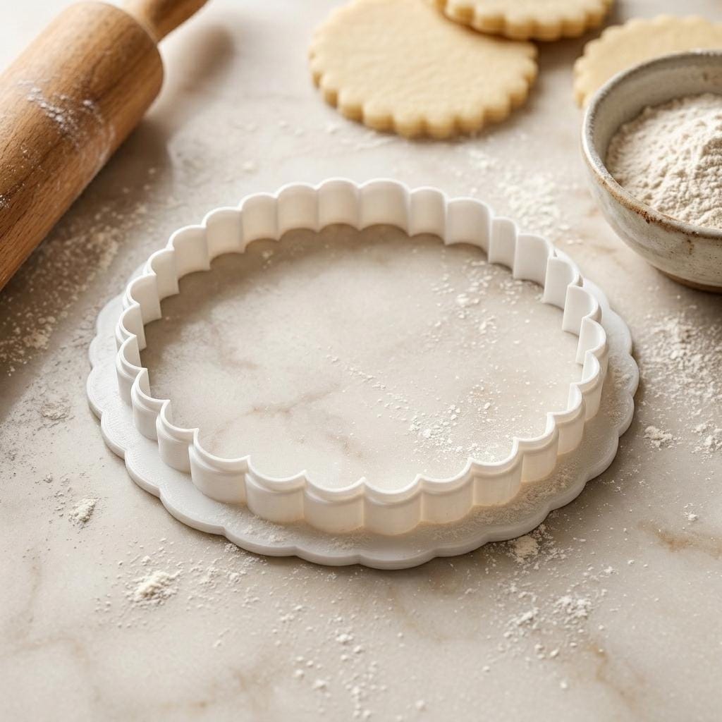 Aster Cookie Cutter - 3D Printed | Front Facing Floral