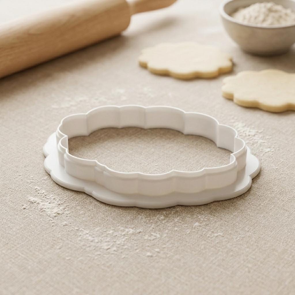 Peony Flower Cookie Cutter, 3D Printed for Sugar Cookies &amp; Fondant