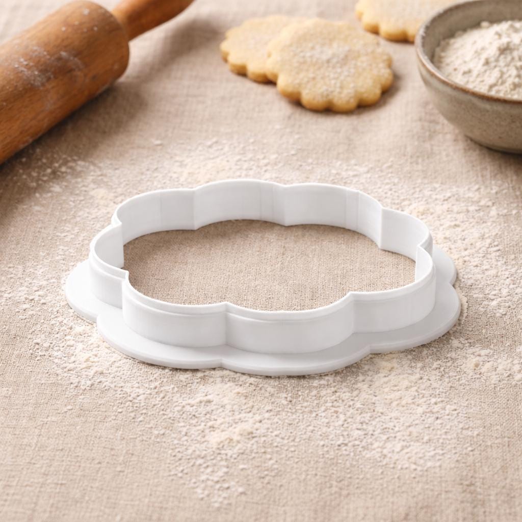 Camellia Flower Cookie Cutter, 3D Printed for Sugar Cookies &amp; Fondant
