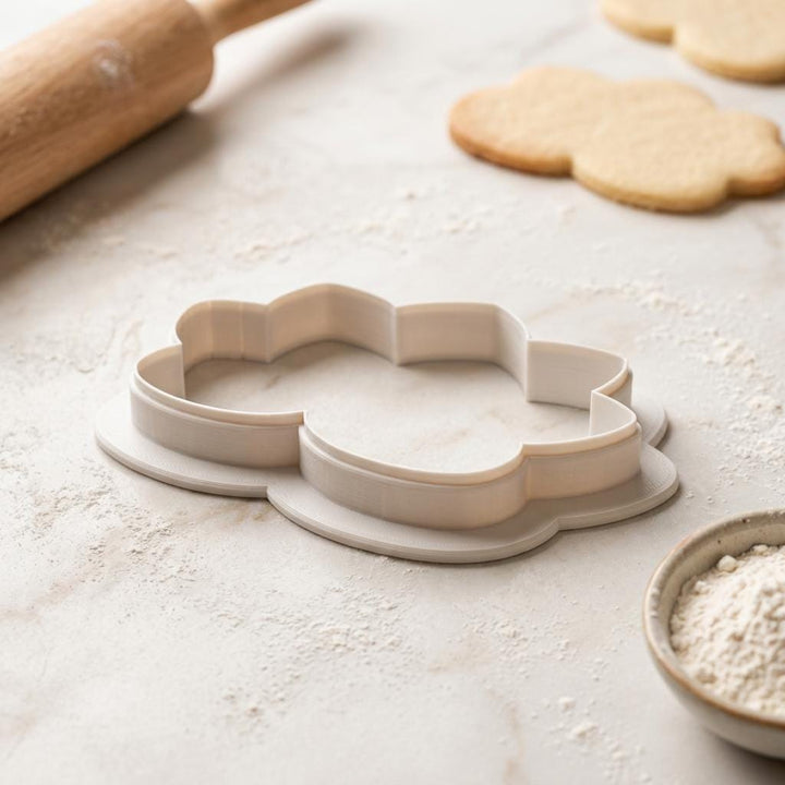 Magnolia Flower Cookie Cutter, 3D Printed Fondant Cutter