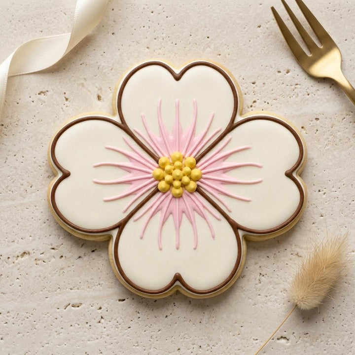 Dogwood Flower Cookie Cutter, 3D Printed Fondant Cutter