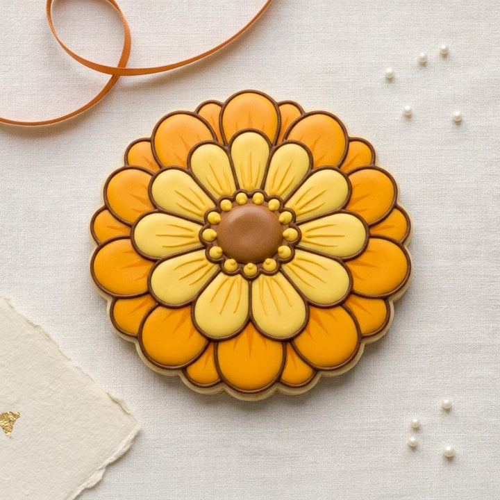 Calendula Flower Cookie Cutter, 3D Printed for Fondant &amp; Cookies