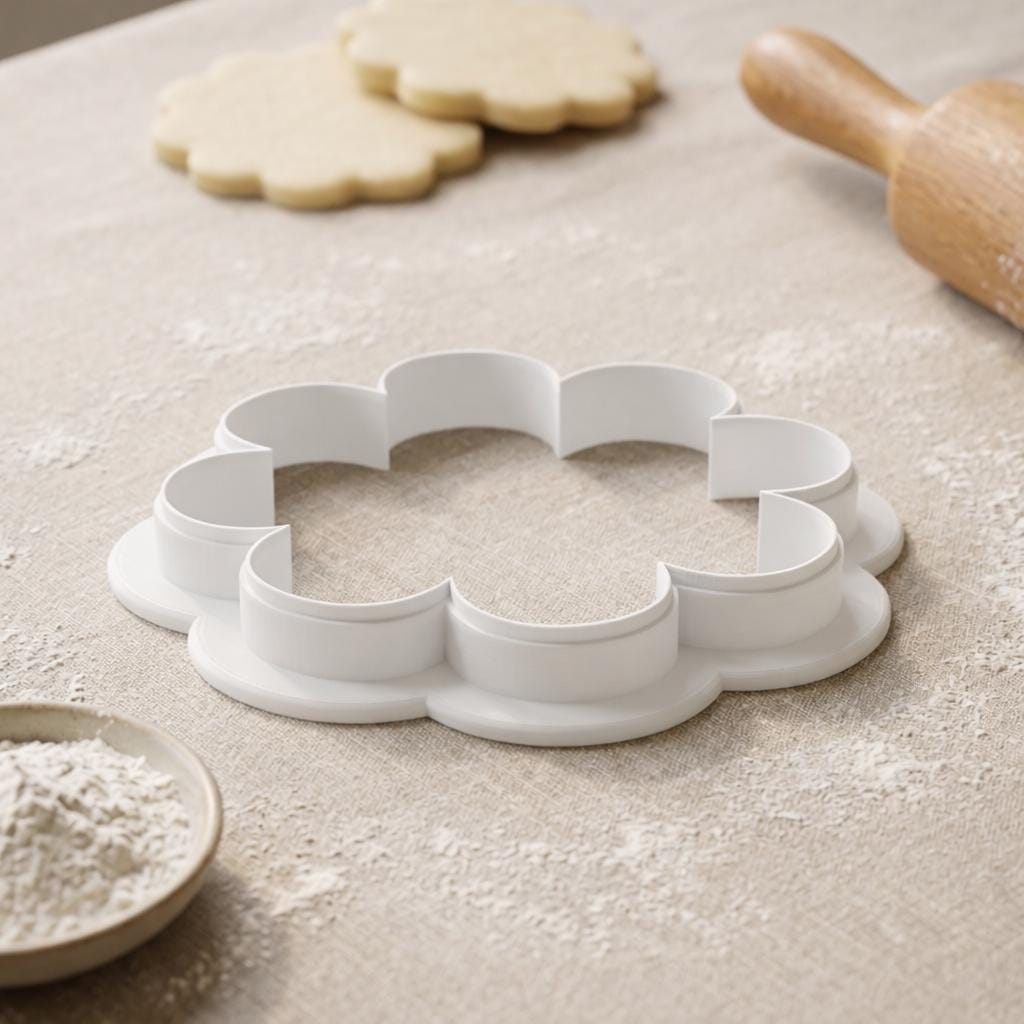 Coreopsis Flower Cookie Cutter, 3D Printed Fondant Cutter