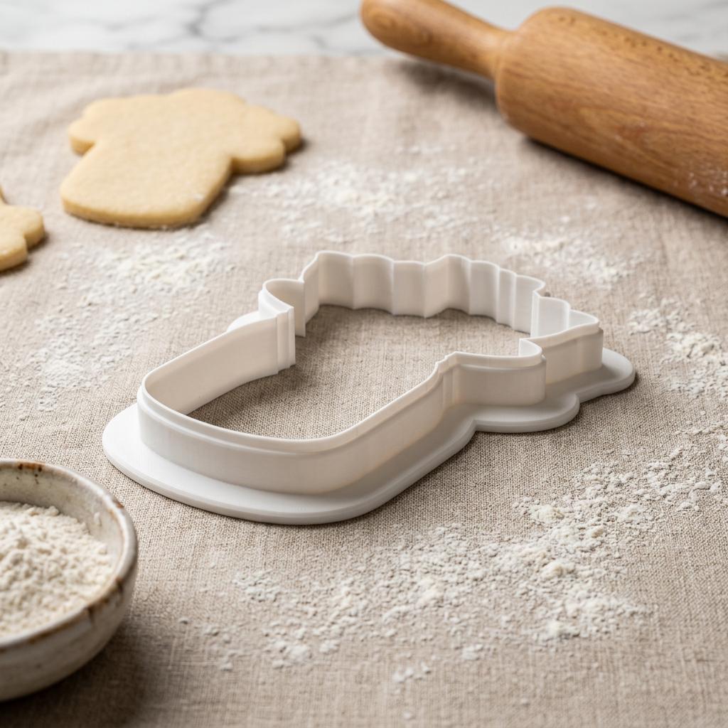 Tulip Cookie Cutter, Mason Jar Bouquet Design, 3D Printed