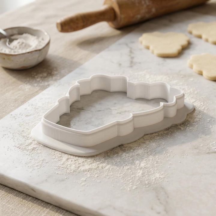 Daffodil Flower Pot Cookie Cutter, 3D Printed