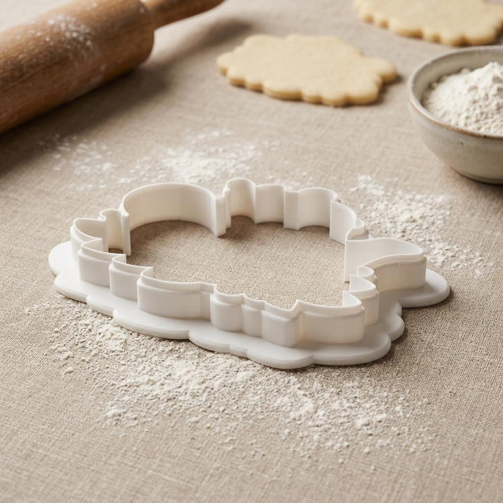 Floral Teapot Cookie Cutter, 3D Printed for Tea Party Cookies